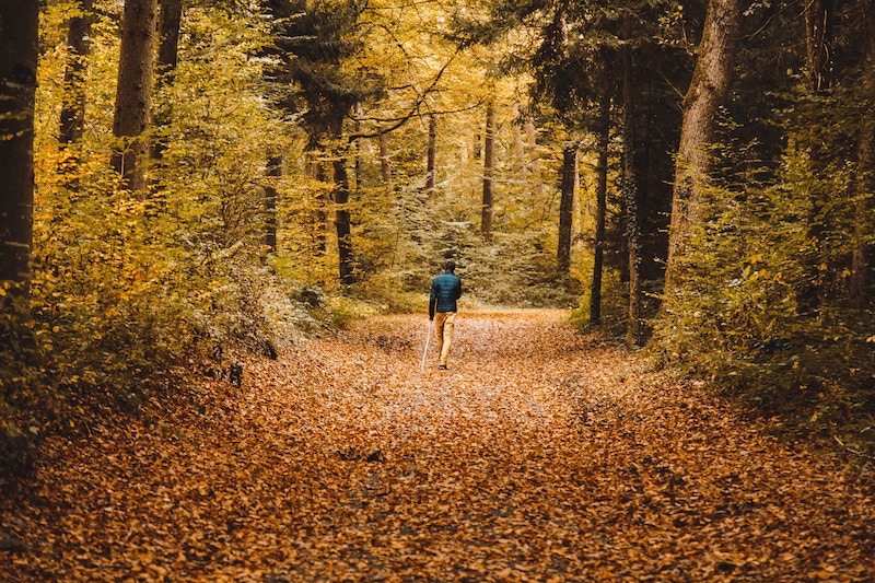 fall hiking