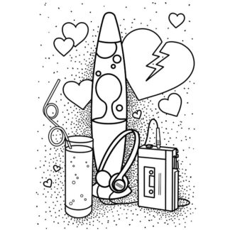 1990s coloring pages
